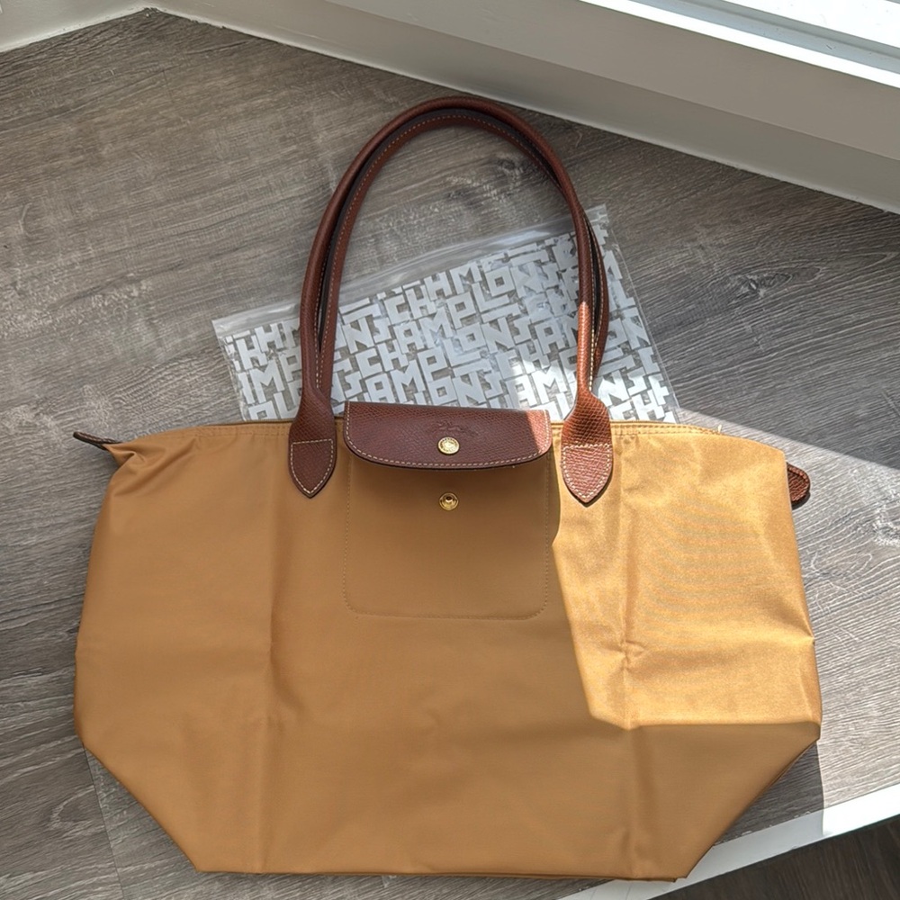 Longchamp Tan Tote Bag